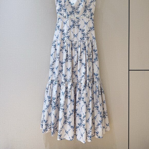 Agua by Agua Bendita Blue Floral Maxi Dress - Picture 3 of 8